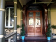 Ornate front door