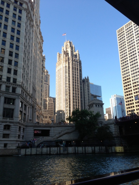 The Chicago Tribune building. Once won most beautiful building in the world!